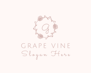 Rose Vine Decor logo design