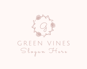 Rose Vine Decor logo design