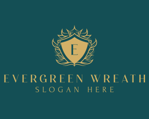 Shield Wreath Law Firm logo design