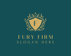 Shield Wreath Law Firm logo design