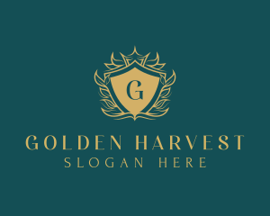 Shield Wreath Law Firm logo design