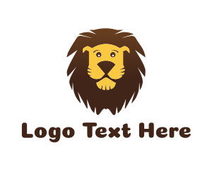Cartoon Illustration Lion logo