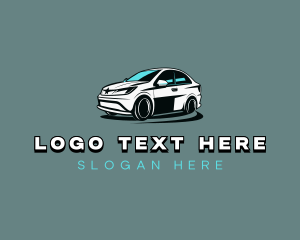 Sedan Car Automotive logo