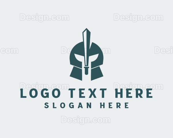 Spartan Knight Soldier Logo