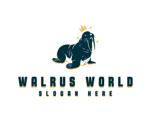 Wild Walrus Zoo logo design