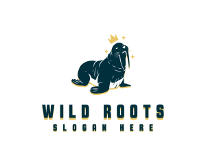 Wild Walrus Zoo logo design