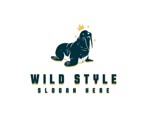 Wild Walrus Zoo logo design