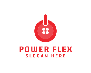 Power Button Switch logo design