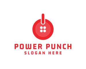 Power Button Switch logo design