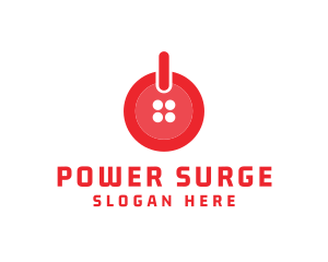 Power Button Switch logo design