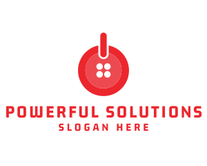 Power Button Switch logo design