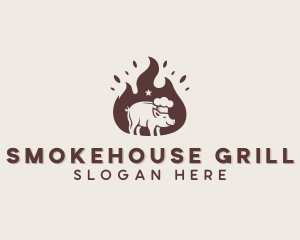 Pork Flame Barbecue  logo