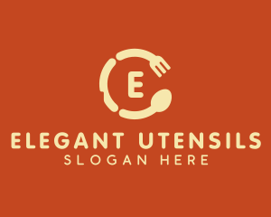 Cutlery Dining Utensils  logo design