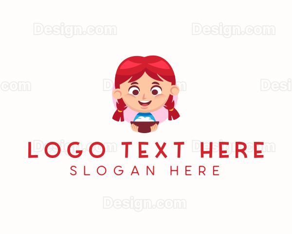 Girl Restaurant Cooking Logo