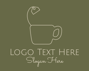 Teabag Mug Outline logo