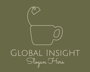 Teabag Mug Outline logo