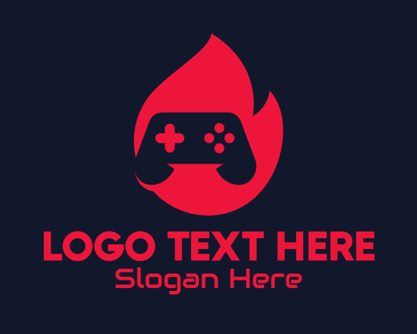 Burning logo example 2
