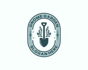 Shovel Plant Gardening logo design