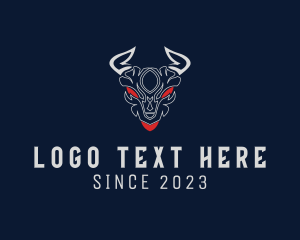 Evil Horn Character  logo