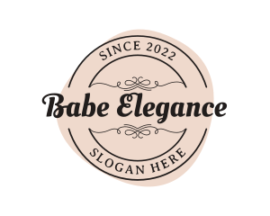 Elegant Feminine Spa logo design