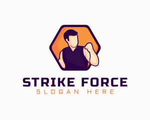 Combat Fighter Man logo