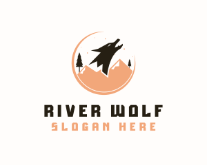 Howling Mountain Wolf  logo