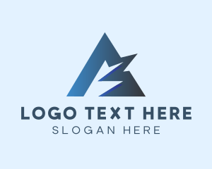 Zigzag Letter A Company  logo