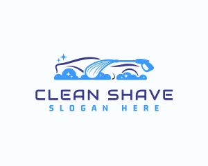 Automotive Car Wash Cleaning logo design