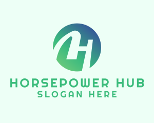 Modern SImple Letter H logo design