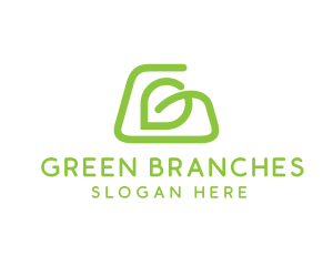 Green G Leaf logo design