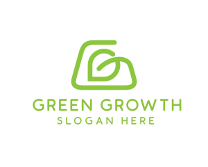 Green G Leaf logo design