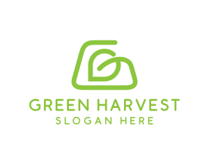 Green G Leaf logo design