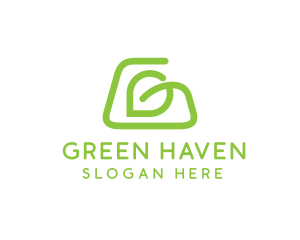 Green G Leaf logo design