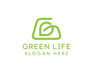 Green G Leaf logo design