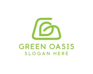 Green G Leaf logo design