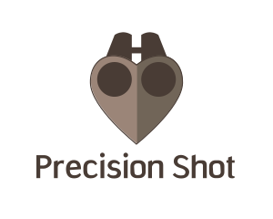 Brown Heart Binoculars logo