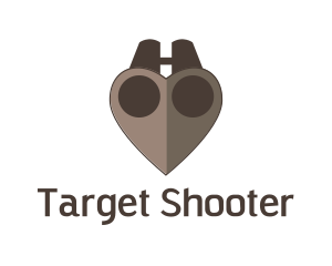 Brown Heart Binoculars logo