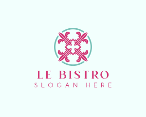French Flower Luxury logo design