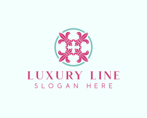 French Flower Luxury logo design