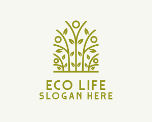 Natural Leaves Gardening logo design