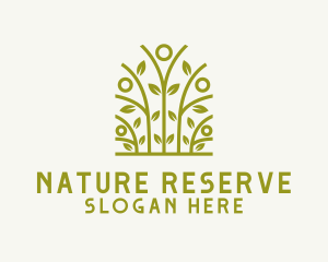 Natural Leaves Gardening logo design