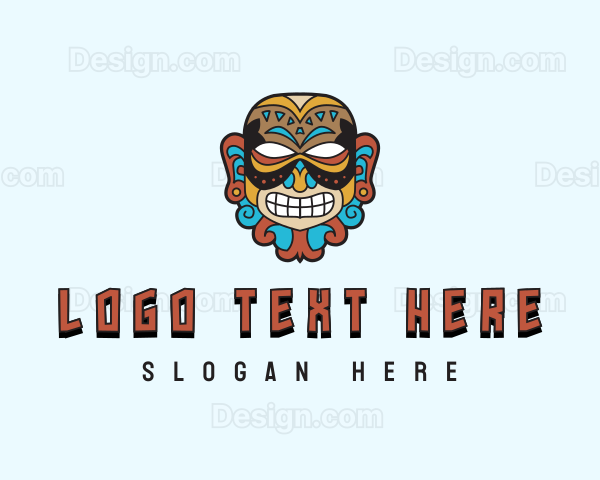 Heritage Tribal Mask Logo