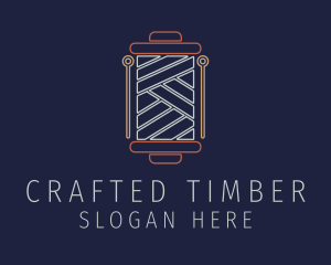 Thread Sewing Pin logo design