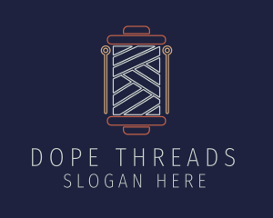 Thread Sewing Pin logo design