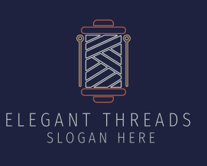 Thread Sewing Pin logo design