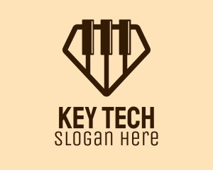 Diamond Piano Keys logo