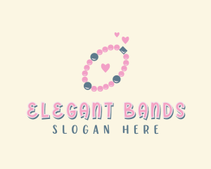 Beaded Bracelet Accessory logo design