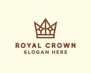 Bronze Monarchy Crown logo design