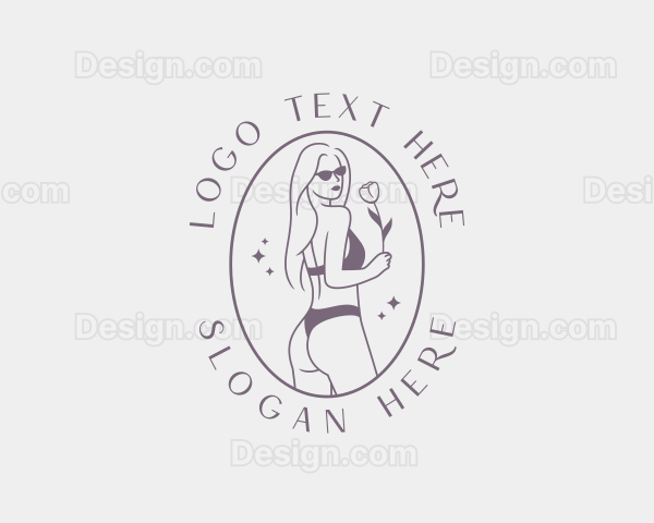 Sexy Woman Dermatology Logo