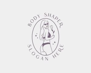 Sexy Woman Dermatology logo design